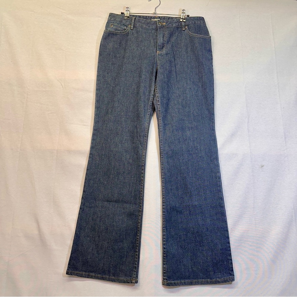 J. Jill Blue Stretch Flare Women's Jeans size 12 NWT